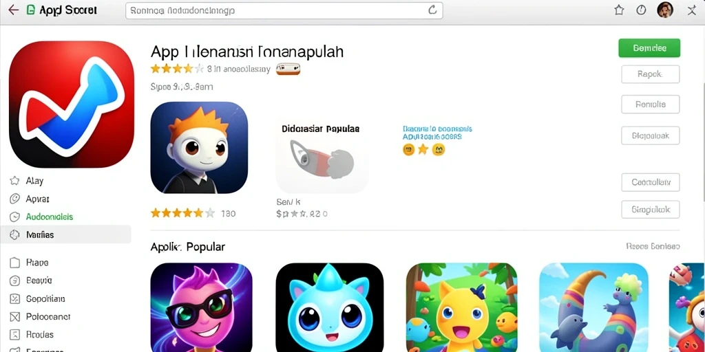 Tampilan antarmuka pengguna yang intuitif dan menarik.