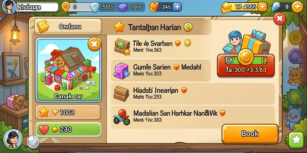 Tampilan antarmuka yang ramah pengguna dan menyenangkan.
