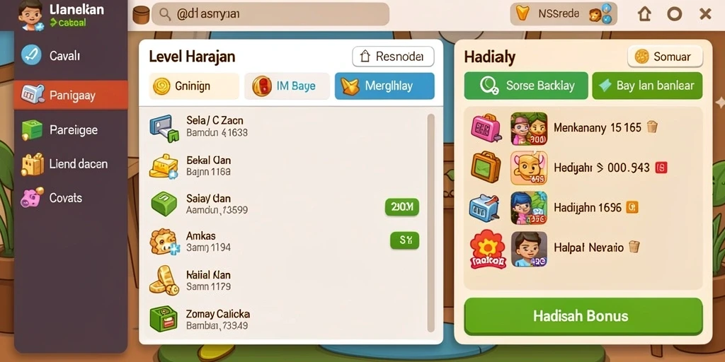 Tampilan antarmuka yang user-friendly dan menarik.