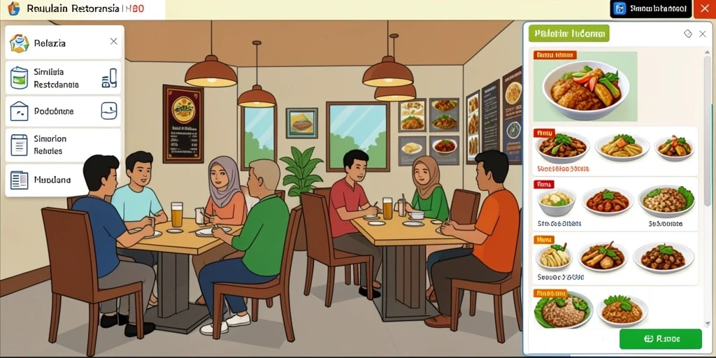 Tampilan antarmuka yang intuitif dan modern.