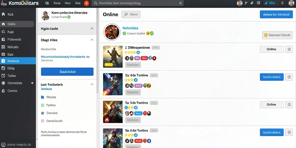 Menampilkan antarmuka utama game yang menarik.