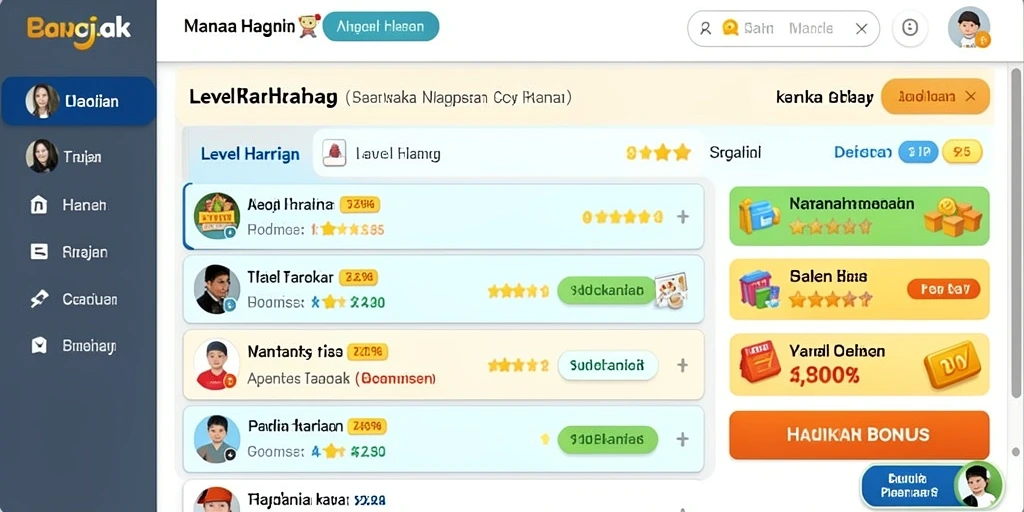 Tampilan antarmuka yang menarik dan mudah dinavigasi.
